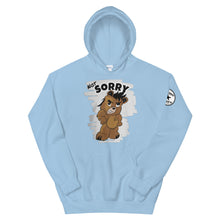 Load image into Gallery viewer, Not Sorry Logo Bear Unisex Hoodie
