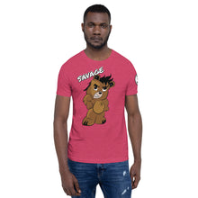 Load image into Gallery viewer, Savage logo bear Short-Sleeve Unisex T-Shirt
