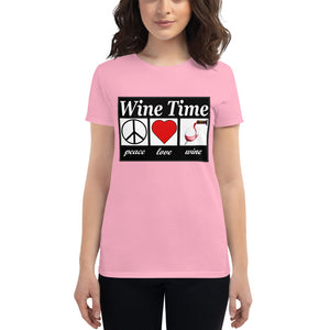 WIne time plw Women's short sleeve t-shirt