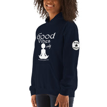 Load image into Gallery viewer, Good Vibes only yoga WL Unisex Hoodie
