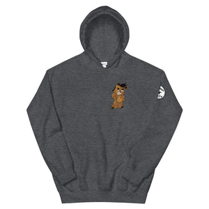 Small logo bear chest Unisex Hoodie