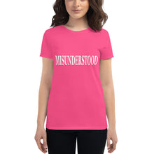 Load image into Gallery viewer, Women&#39;s Misunderstood short sleeve t-shirt
