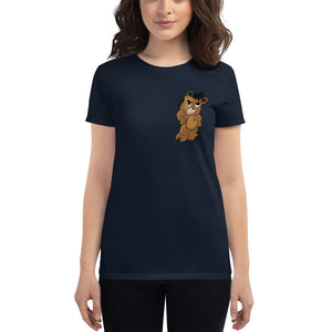 Women's logo bear small short sleeve t-shirt