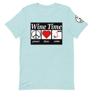 WIne time plw Short-Sleeve Unisex T-Shirt