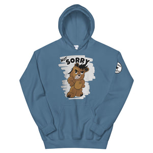 Not Sorry Logo Bear Unisex Hoodie