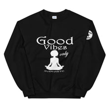 Load image into Gallery viewer, Good Vibes only Yoga WL Unisex Sweatshirt
