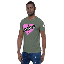 Load image into Gallery viewer, Broken heart savage Short-Sleeve Unisex T-Shirt
