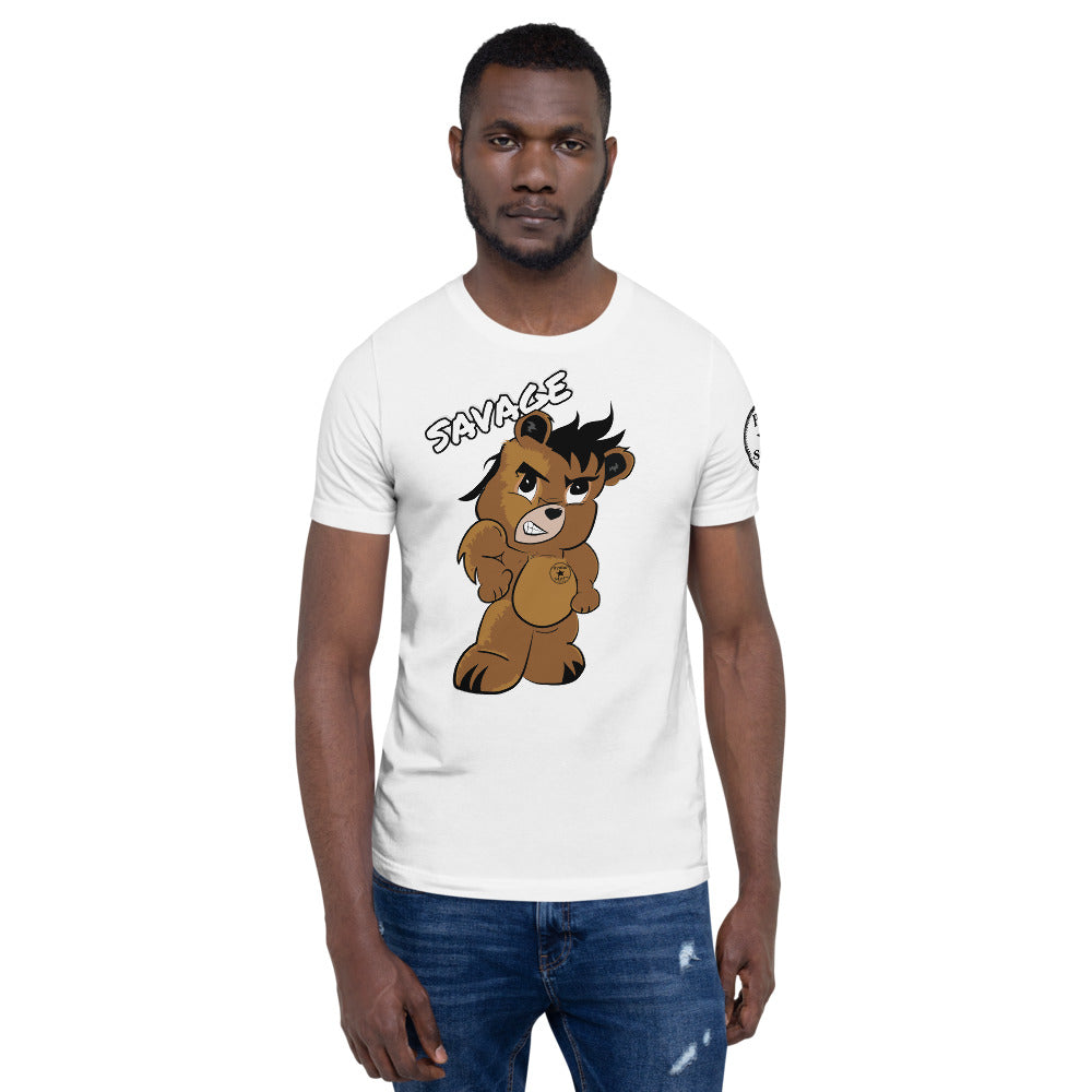 Savage logo bear Short-Sleeve Unisex T-Shirt