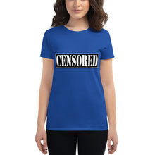 Load image into Gallery viewer, Censored Women&#39;s short sleeve t-shirt

