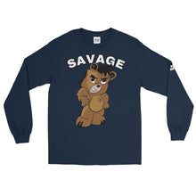 Load image into Gallery viewer, Savage Bear Men’s Long Sleeve Shirt
