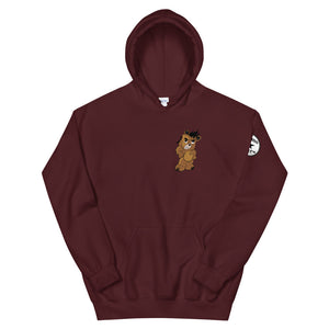 Small logo bear chest Unisex Hoodie