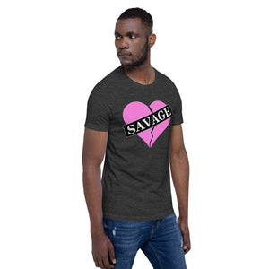 Broken heart savage Short-Sleeve Unisex T-Shirt