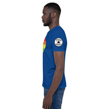 Load image into Gallery viewer, BLM Fist Pride Heart Short-Sleeve Unisex T-Shirt
