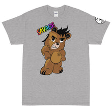 Load image into Gallery viewer, Savage Logo Bear Rainbow Short Sleeve T-Shirt
