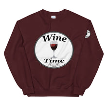 Load image into Gallery viewer, Wine Time Label 2020 Unisex Sweatshirt
