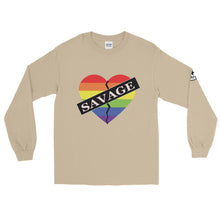 Load image into Gallery viewer, Savage Broken Heart Rainbow Long Sleeve Shirt
