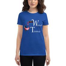 Load image into Gallery viewer, Women&#39;s Wine Time WL short sleeve t-shirt
