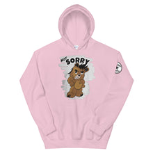 Load image into Gallery viewer, Not Sorry Logo Bear Unisex Hoodie
