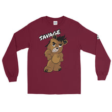 Load image into Gallery viewer, Savage Bear Logo Men’s Long Sleeve Shirt
