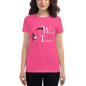 Women's Wine Time WL short sleeve t-shirt