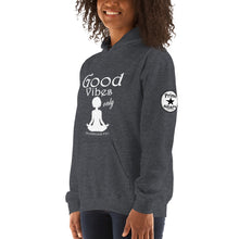 Load image into Gallery viewer, Good Vibes only yoga WL Unisex Hoodie
