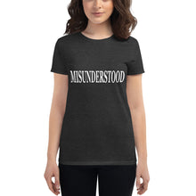 Load image into Gallery viewer, Women&#39;s Misunderstood short sleeve t-shirt
