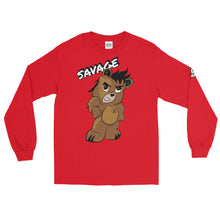 Load image into Gallery viewer, Savage Bear Logo Men’s Long Sleeve Shirt

