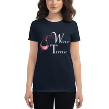 Load image into Gallery viewer, Women&#39;s Wine Time WL short sleeve t-shirt
