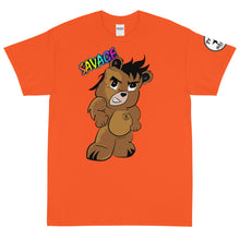 Load image into Gallery viewer, Savage Logo Bear Rainbow Short Sleeve T-Shirt
