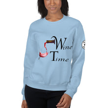 Load image into Gallery viewer, Wine Time BL Unisex Sweatshirt
