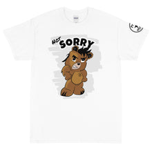 Load image into Gallery viewer, Not Sorry Logo Bear Short Sleeve T-Shirt
