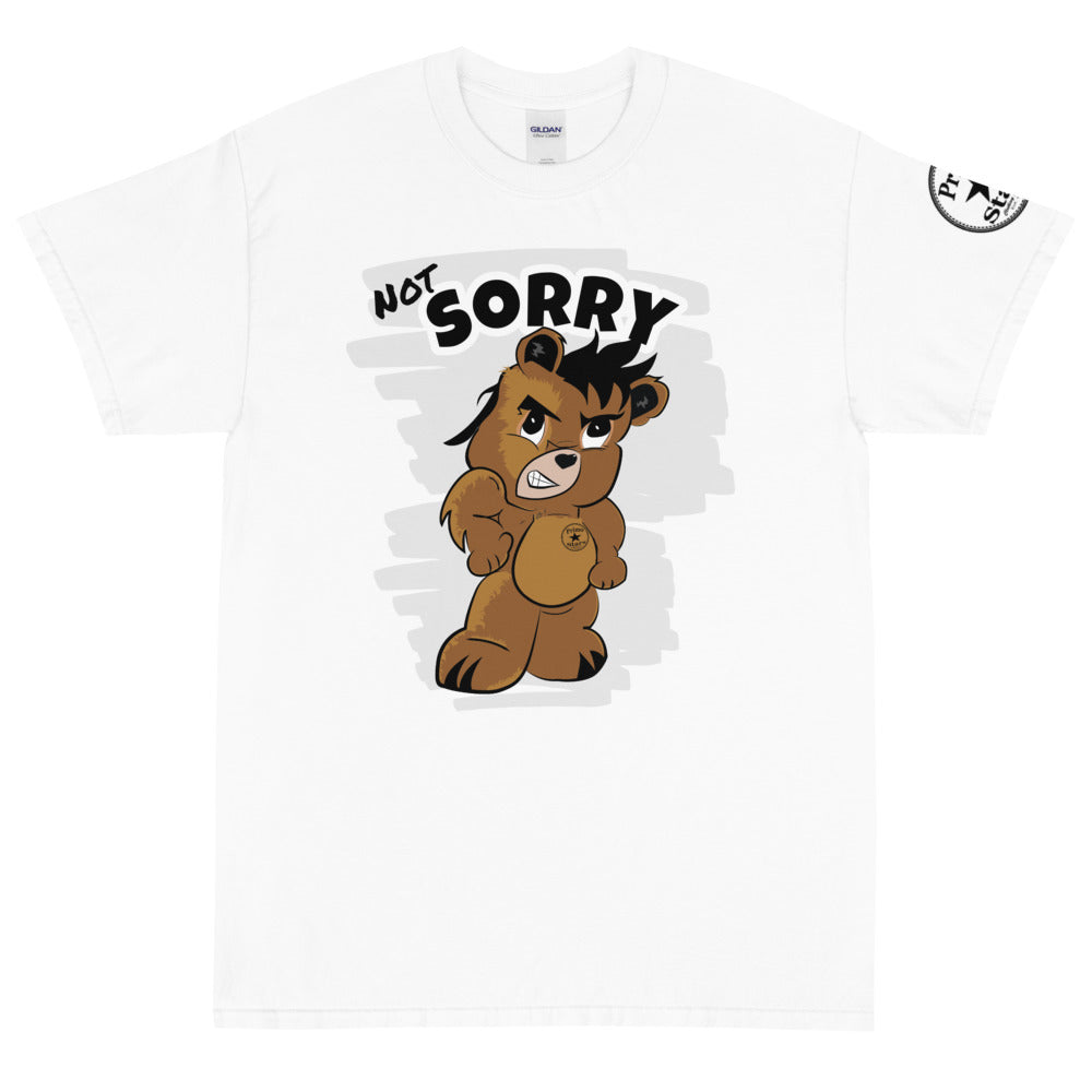 Not Sorry Logo Bear Short Sleeve T-Shirt
