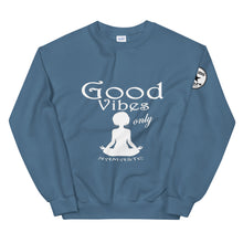 Load image into Gallery viewer, Good Vibes only Yoga WL Unisex Sweatshirt
