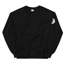 Load image into Gallery viewer, Good vibes only bl Unisex Sweatshirt

