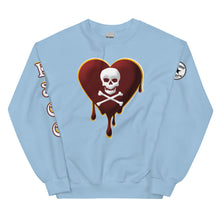 Load image into Gallery viewer, Skull Heart Drips M&amp;G Unisex Sweatshirt
