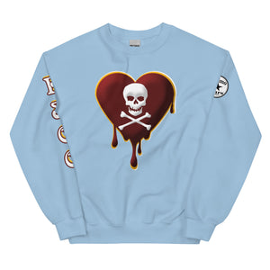 Skull Heart Drips M&G Unisex Sweatshirt
