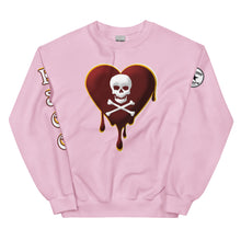 Load image into Gallery viewer, Skull Heart Drips M&amp;G Unisex Sweatshirt
