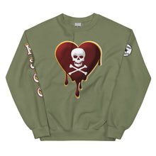 Load image into Gallery viewer, Skull Heart Drips M&amp;G Unisex Sweatshirt
