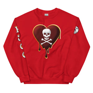 Skull Heart Drips M&G Unisex Sweatshirt