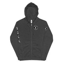 Load image into Gallery viewer, Primo Stars Logo Black Unisex fleece zip up hoodie
