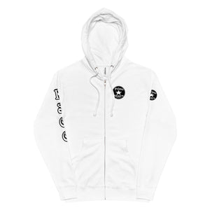 Primo Stars Logo Black Unisex fleece zip up hoodie