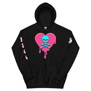 Skull Heart Drips PLB Unisex Hoodie