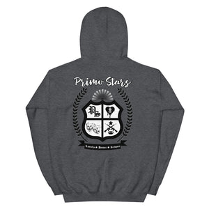 Primo Stars clothing company front/ crest back Unisex Hoodie
