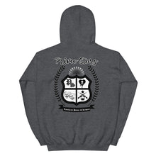 Load image into Gallery viewer, Primo Stars clothing company front/ crest back bl Unisex Hoodie
