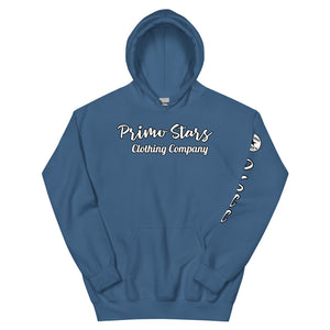 Primo Stars clothing company front/ crest back Unisex Hoodie