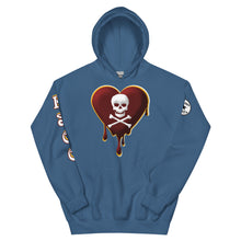 Load image into Gallery viewer, Skull Heart Drips M&amp;G Unisex Hoodie
