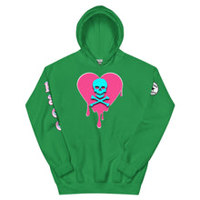 Load image into Gallery viewer, Skull Heart Drips PLB Unisex Hoodie
