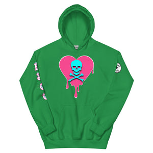 Skull Heart Drips PLB Unisex Hoodie