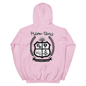Primo Stars clothing company front/ crest back bl Unisex Hoodie