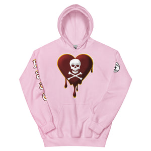 Skull Heart Drips M&G Unisex Hoodie